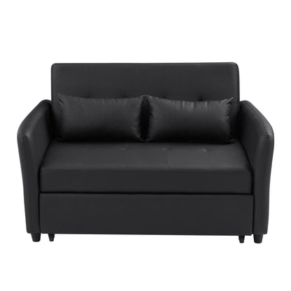 Convertible Sleeper Sofa Bed With 3 USB Ports