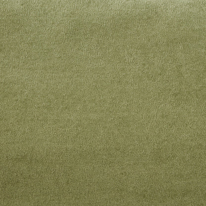 Modern Cozy Upholstered Armchair Sofa With Movable Ottoman