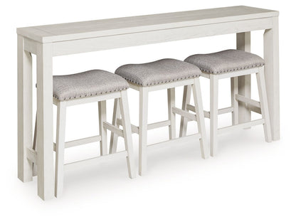 Robbinsdale - Rectangular Dining Room Counter Table Set (Set of 4) - Antique White