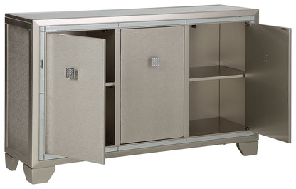 Chaseton - Accent Cabinet - Champagne