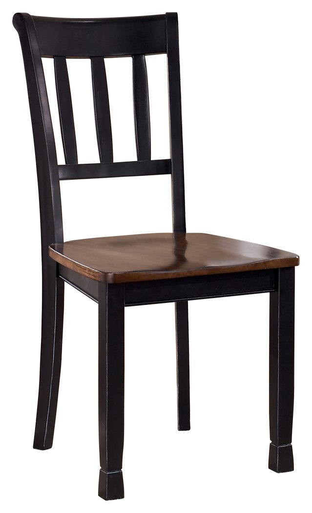 Owingsville - Dining Room Side Chair (Set of 2) - Black / Brown
