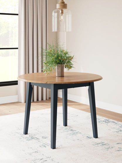 Gesthaven - Round Dining Room Drop Leaf Table