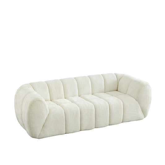 Quilted Cloud Sofa, Three-Seater - Beige