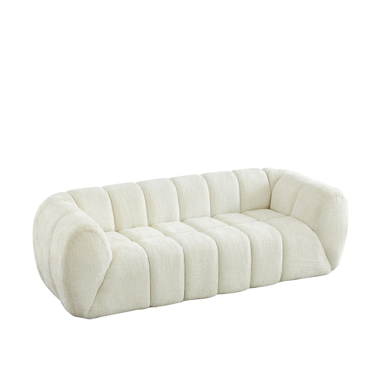 Modern Sofa With Piano Key Backrest