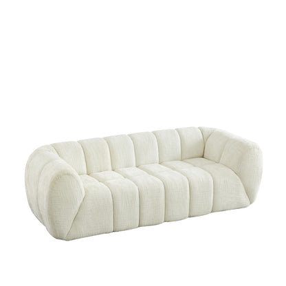 Modern Sofa With Piano Key Backrest