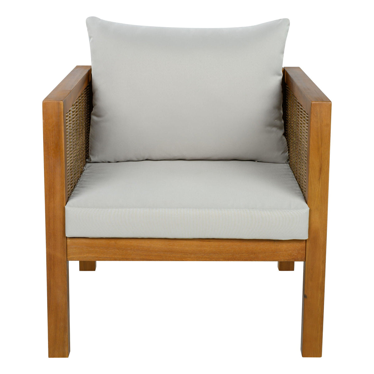 2 Piece Outdoor Armchair Set With Cushion