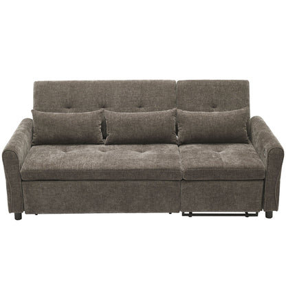 3 Seater Sofa Bed And Reversible Recliner
