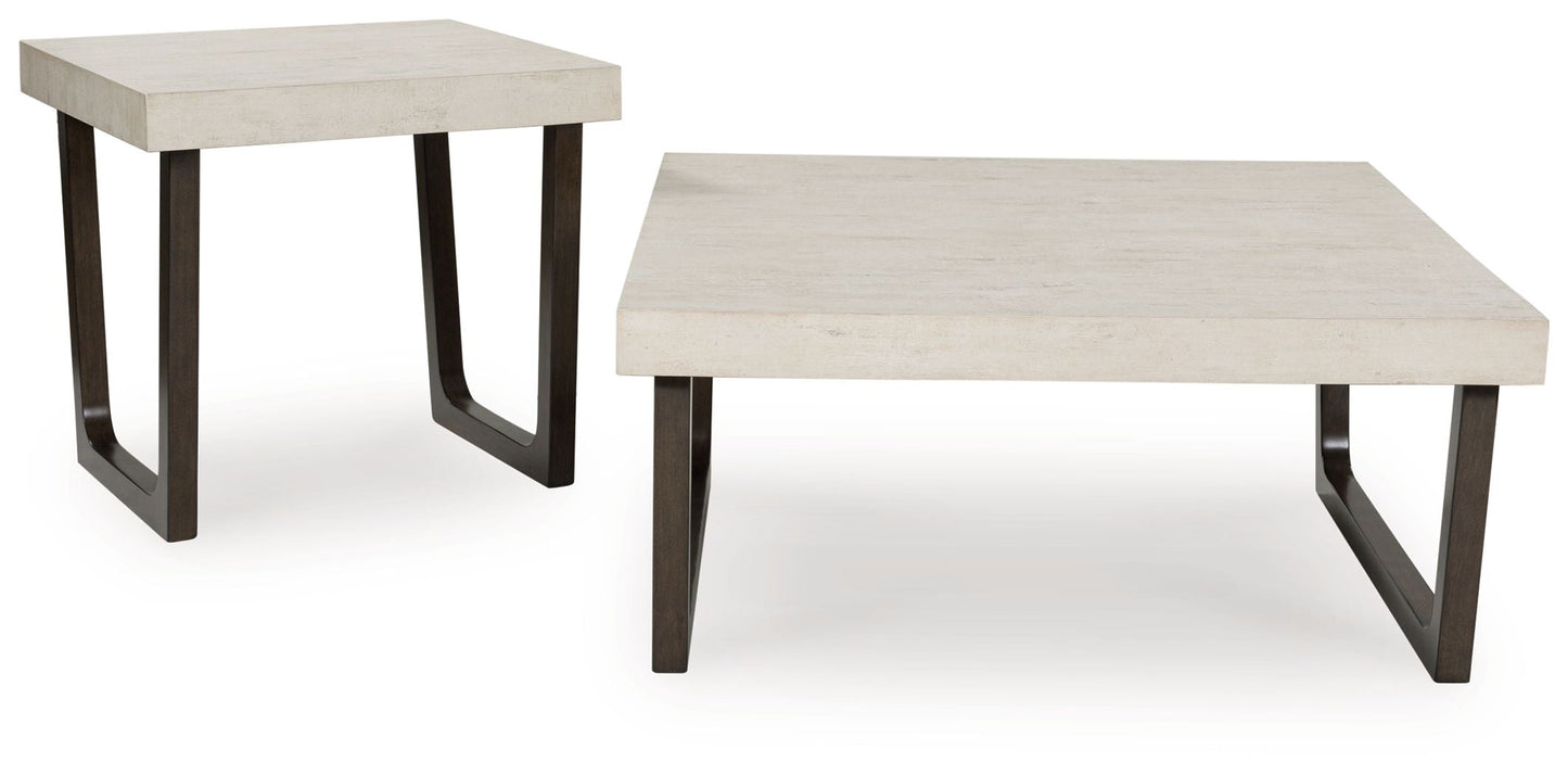 Westenfort - Occasional Table Set (Set of 2) - Espresso / Gray