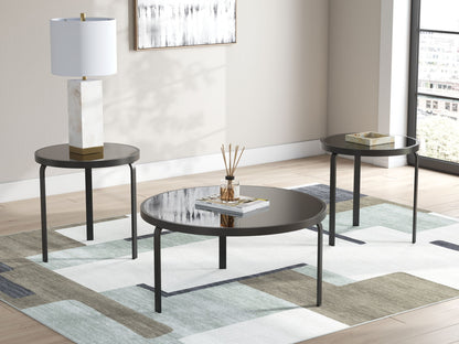Dorylin - Occasional Table Set (Set of 3) - Black