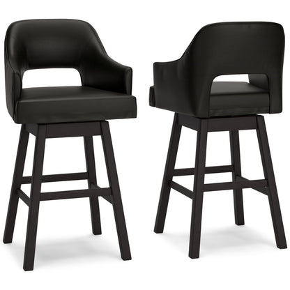 Tallenger - Upholstered Swivel Barstool (Set of 2)