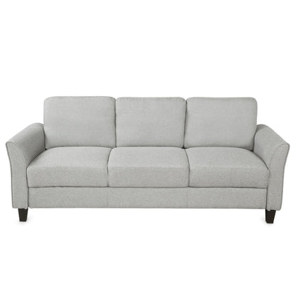 3 Seat Sofa Living Room Sofa - Light Gray