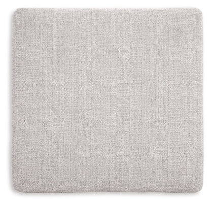 Koralynn - Oversized Accent Ottoman - Stone