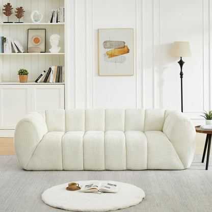 Modern Sofa With Piano Key Backrest