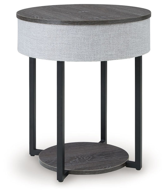 Sethlen - Accent Table - Gray / Black