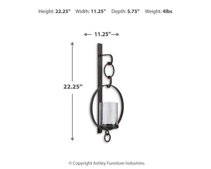 Ogaleesha - Wall Sconce - Brown