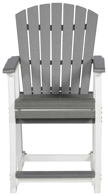 Transville - Barstool (Set of 2) - Gray / White