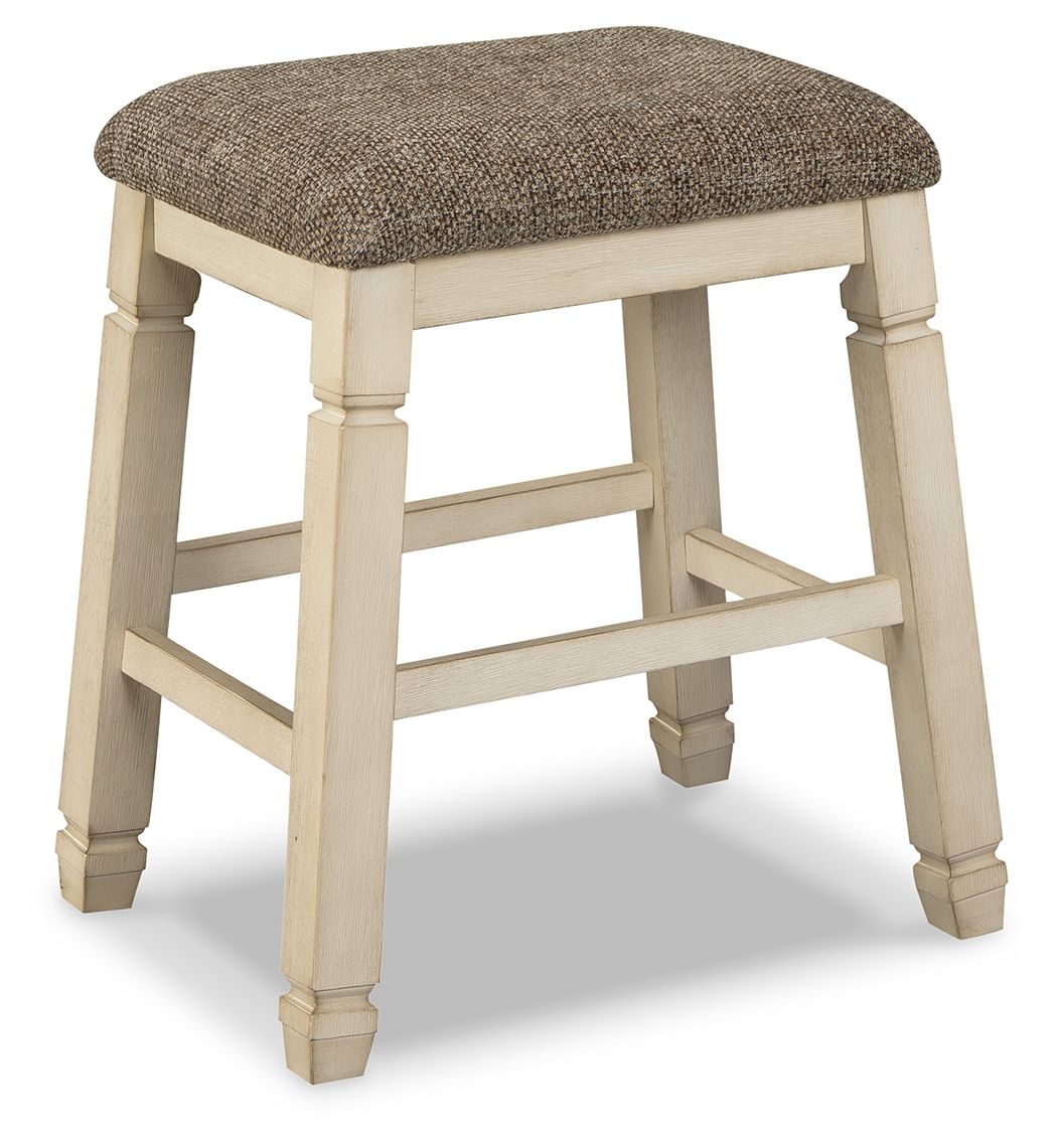 Bolanburg - Upholstered Stool (Set of 2) - Beige