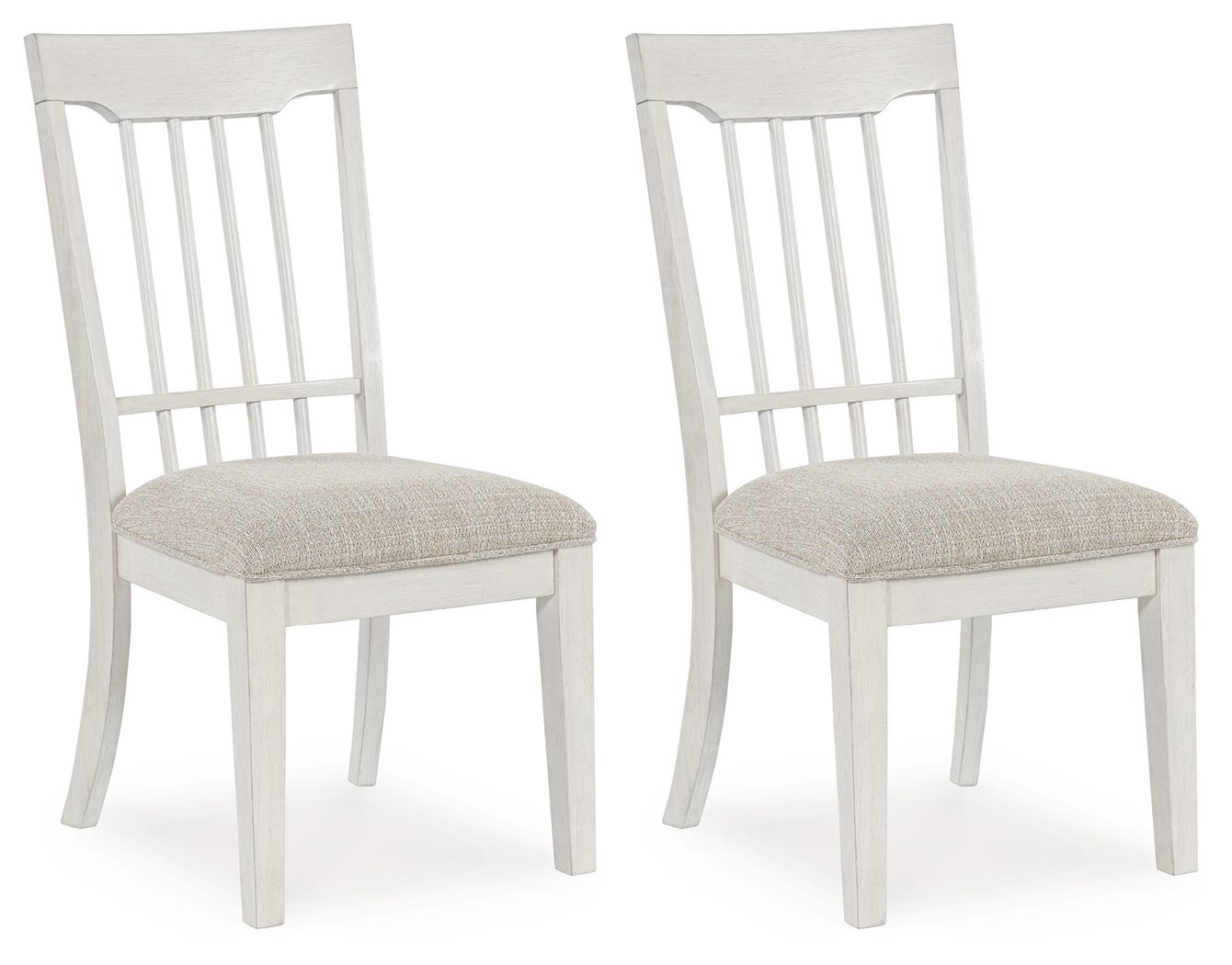 Shaybrock - Dining Upholstered Side Chair (Set of 2) - Antique White / Brown