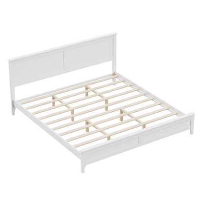 Modern Solid Wood Platform Bed