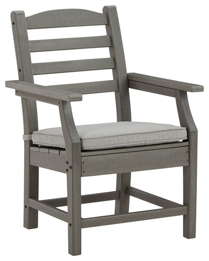 Visola - Arm Chair With Cushion (Set of 2) - Gray