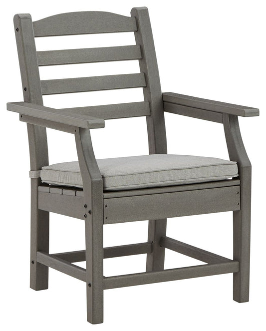 Visola - Arm Chair With Cushion (Set of 2) - Gray