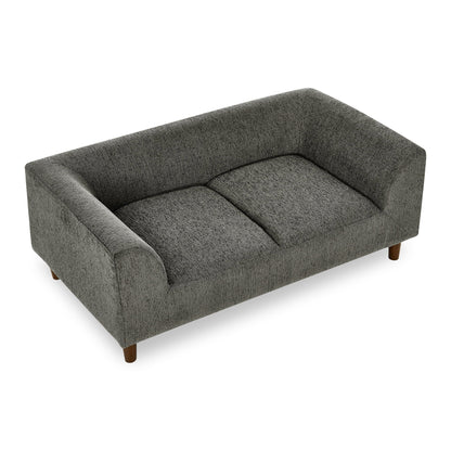Modern Rectangular Pet Sofa With Backrest And Armrests For Small And Medium Dogs, Soft Cushion