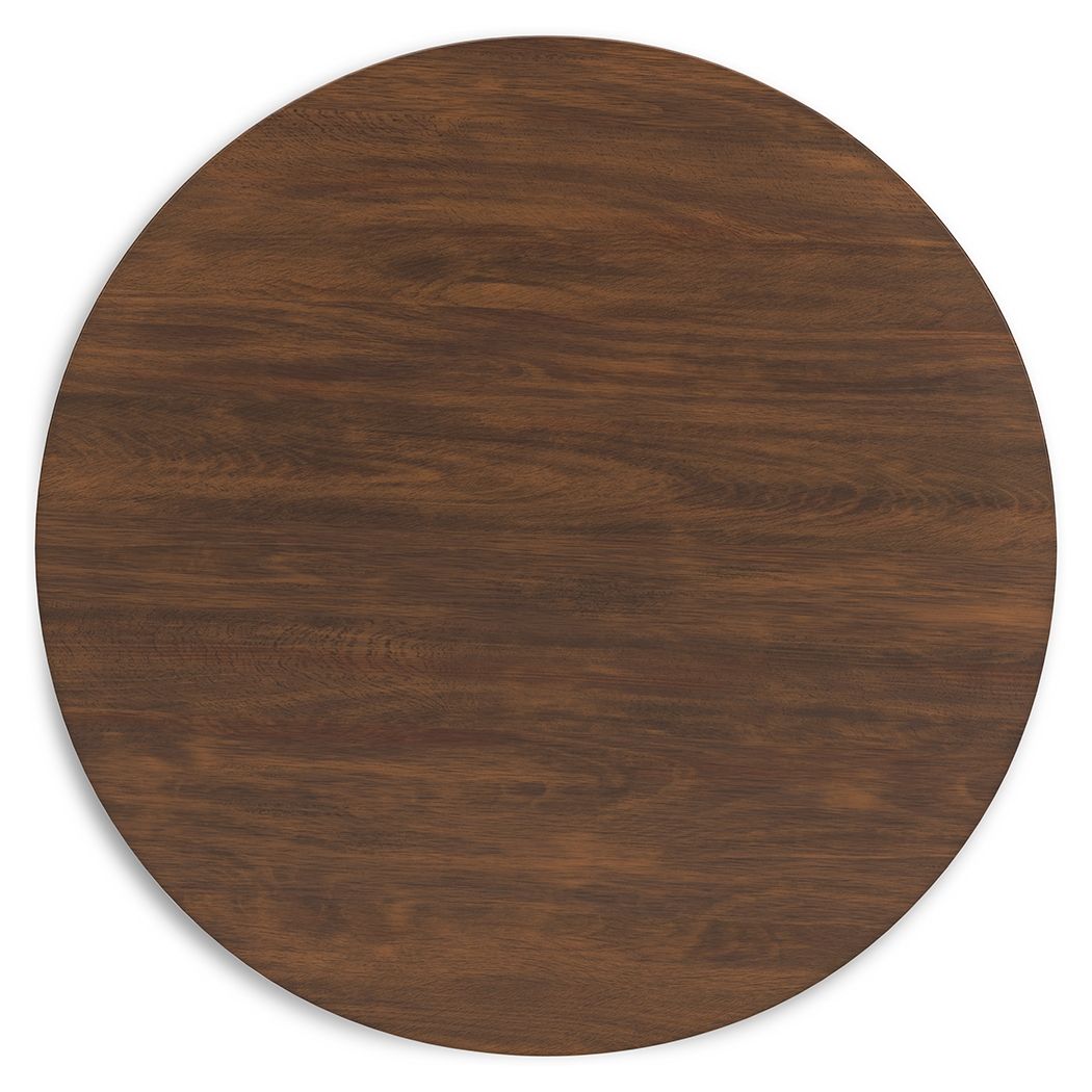 Lyncott - Brown - Round Dining Room Table