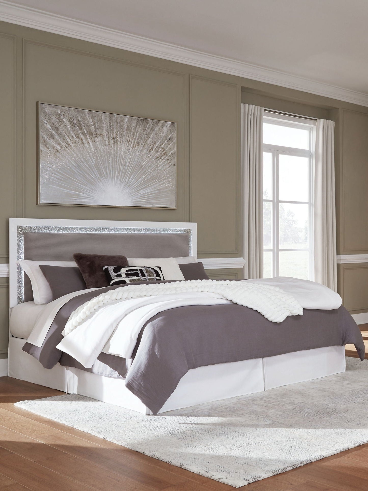 Maeling - Upholstered Panel Headboard