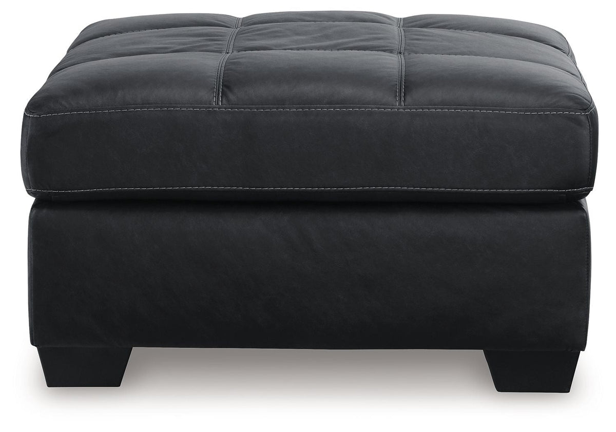 Barlin Mills - Oversized Accent Ottoman - Carbon