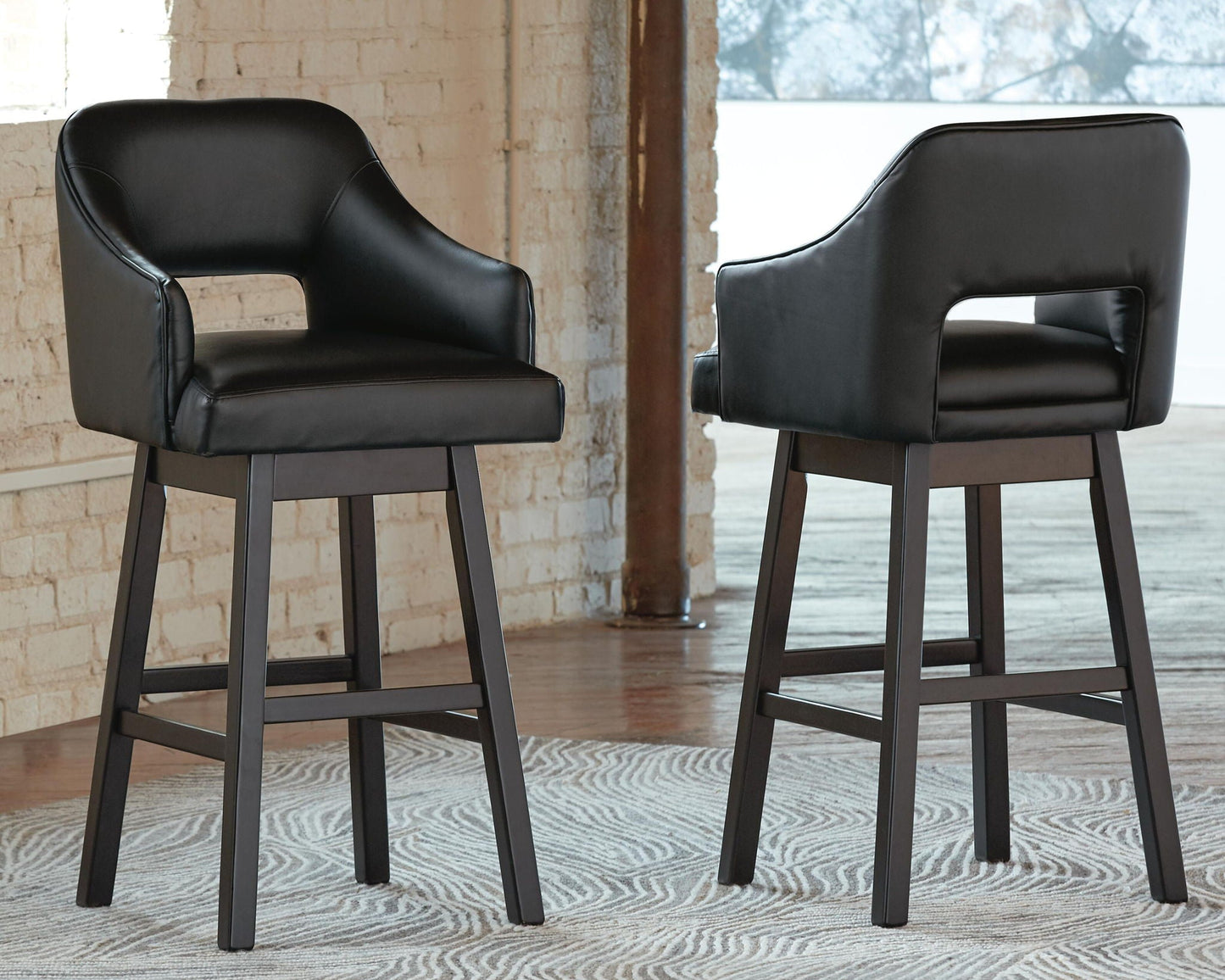 Tallenger - Upholstered Swivel Barstool (Set of 2)