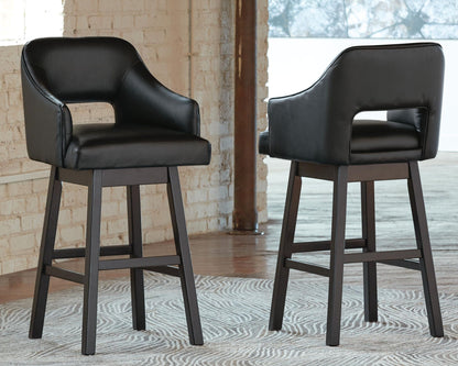 Tallenger - Upholstered Swivel Barstool (Set of 2)