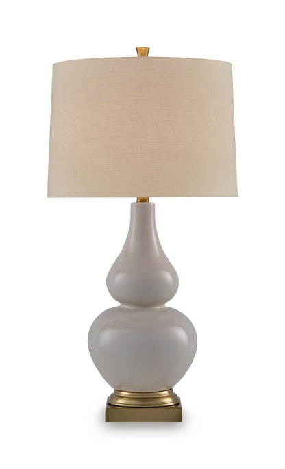Weswick - Ceramic Table Lamp - Cream / Gold Finish