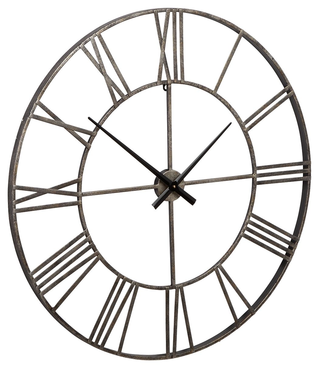 Paquita - Wall Clock - Antique Silver