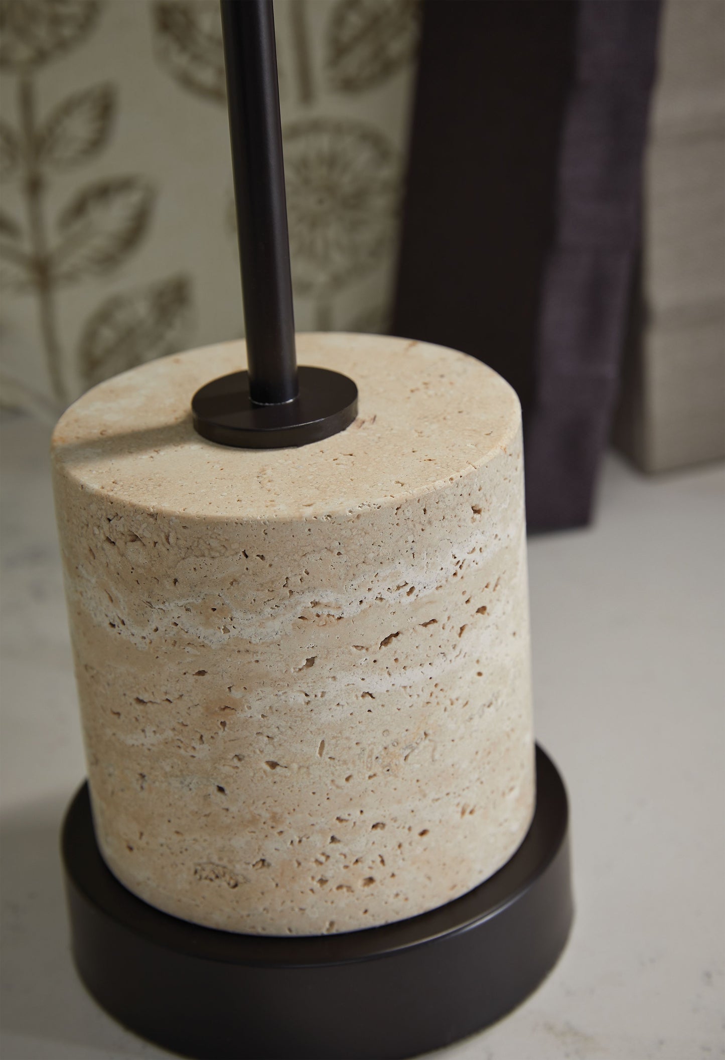 Vinmour - Metal Desk Lamp - Brown / Beige