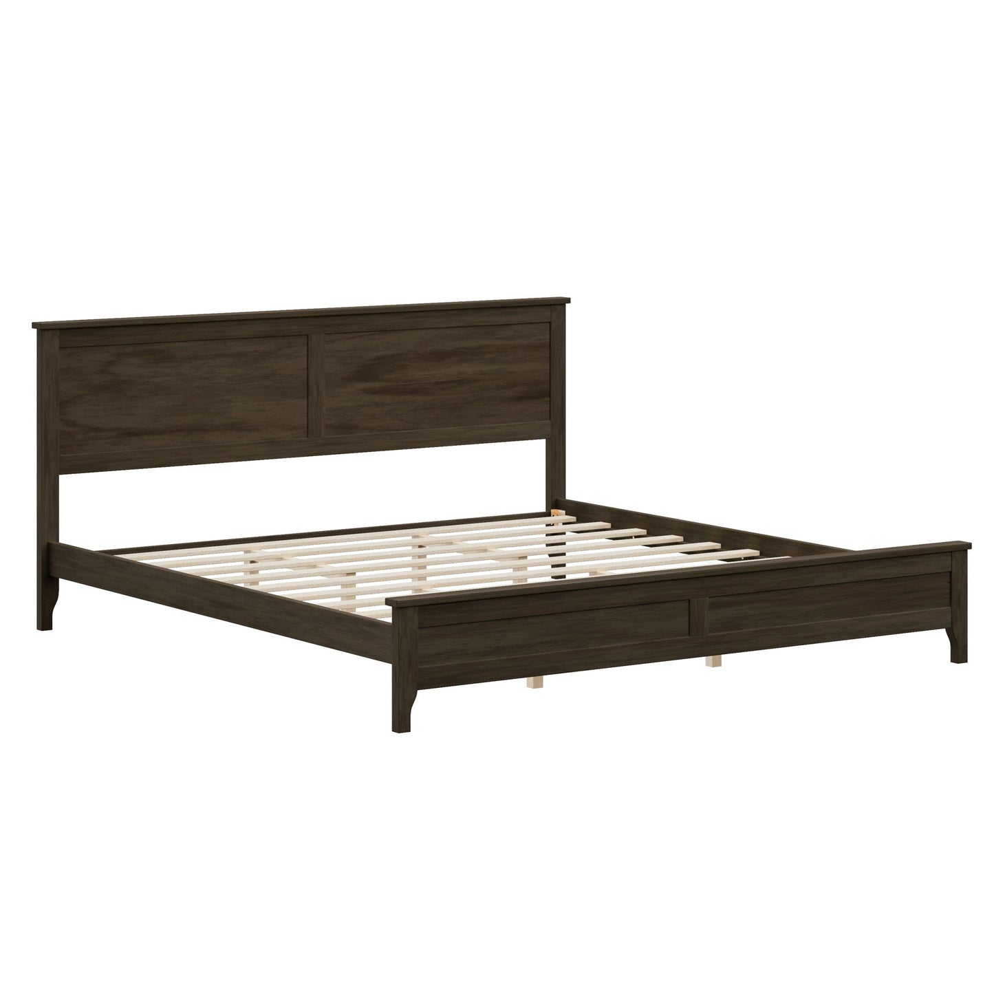 Modern Solid Wood Platform Bed