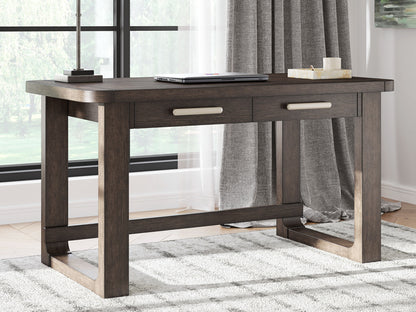 Breckington - Home Office Desk - Dark Brown