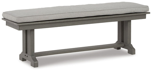 Visola - Bench with Cushion - Gray