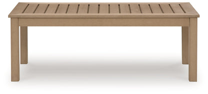 Hallow Creek - Rectangular Cocktail Table - Driftwood