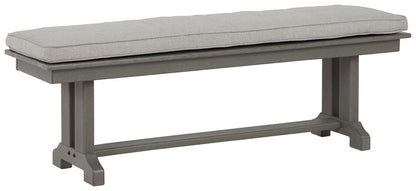 Visola - Bench with Cushion - Gray