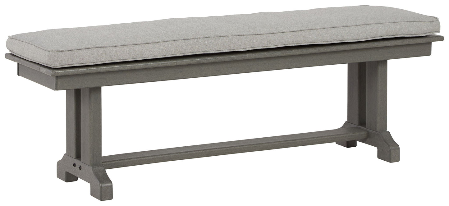 Visola - Bench with Cushion - Gray